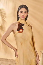 Earthern Echos Halter Dress