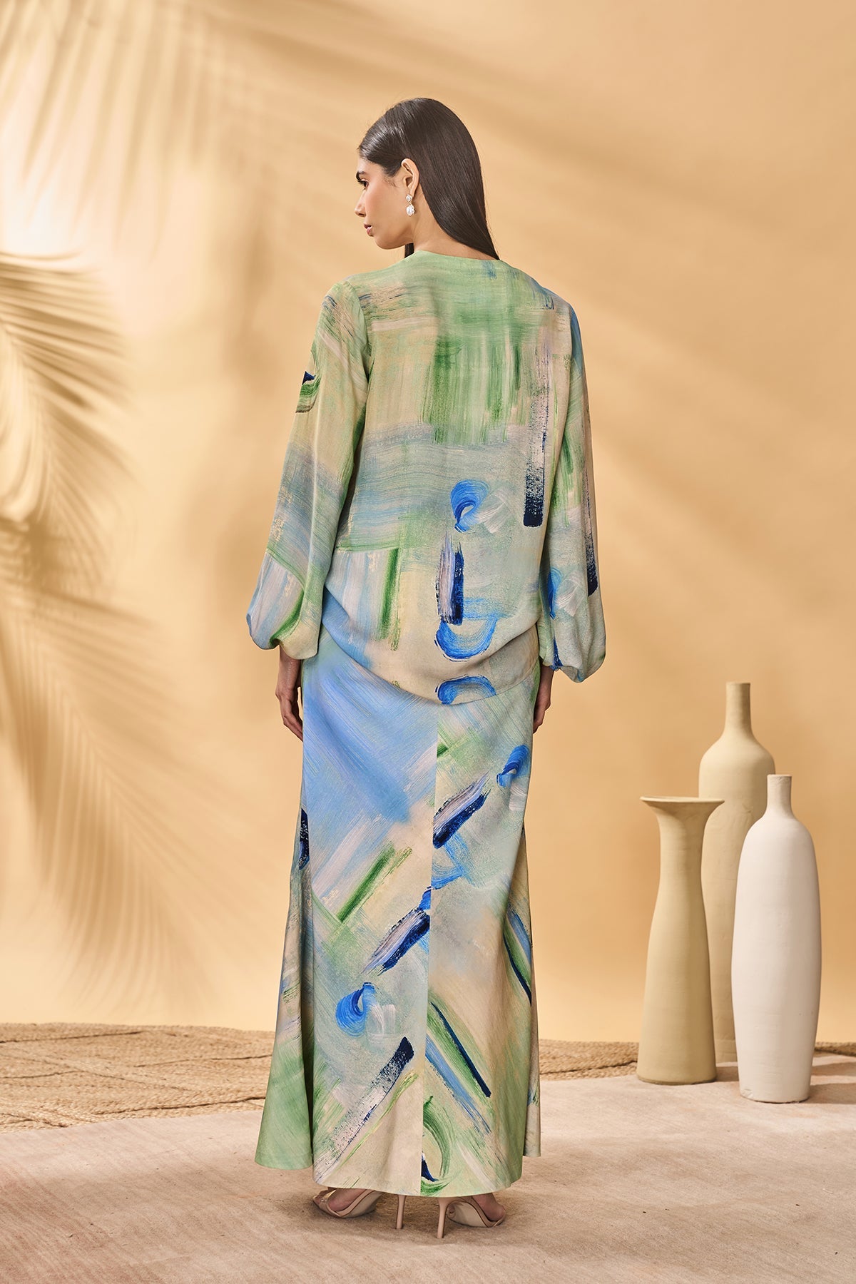 Whirl Wind Trumpet Skirt Set