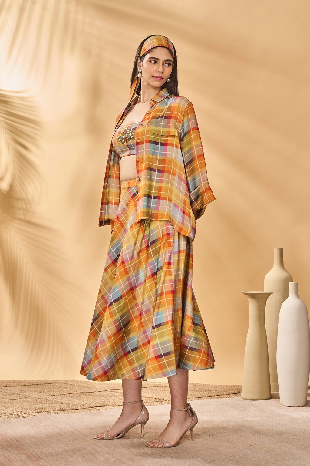 Sundowner Checkered Swing Set