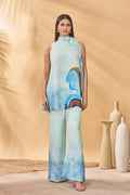 Blue Lost In Space Set Tunic Set