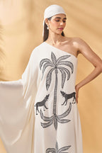 Ivory Paw-Tree Kaftan