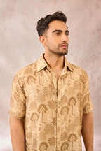 Beige Midnight Maze Shirt