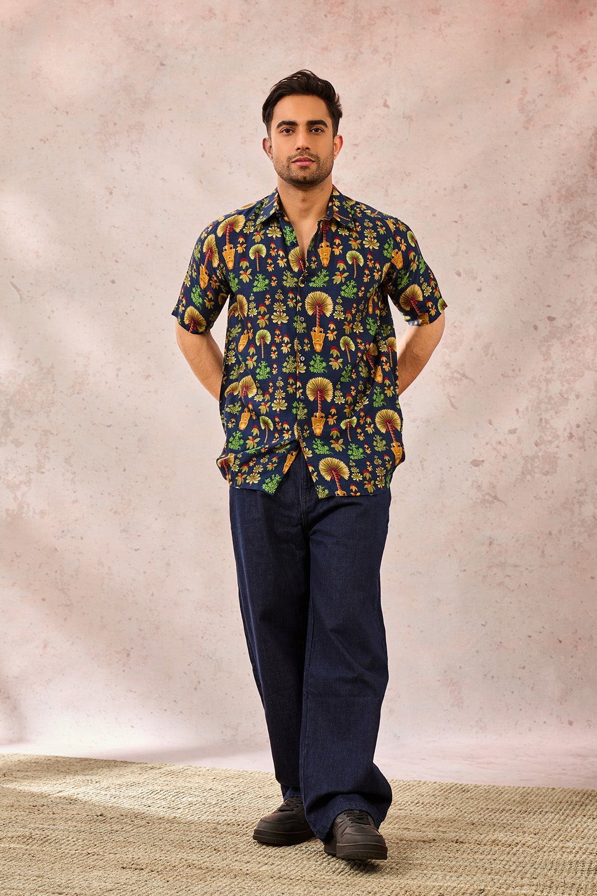 Blue Nomadic Tribe Shirt