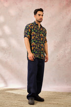Blue Nomadic Tribe Shirt