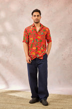 Red Tropical Rhapsody Shirt