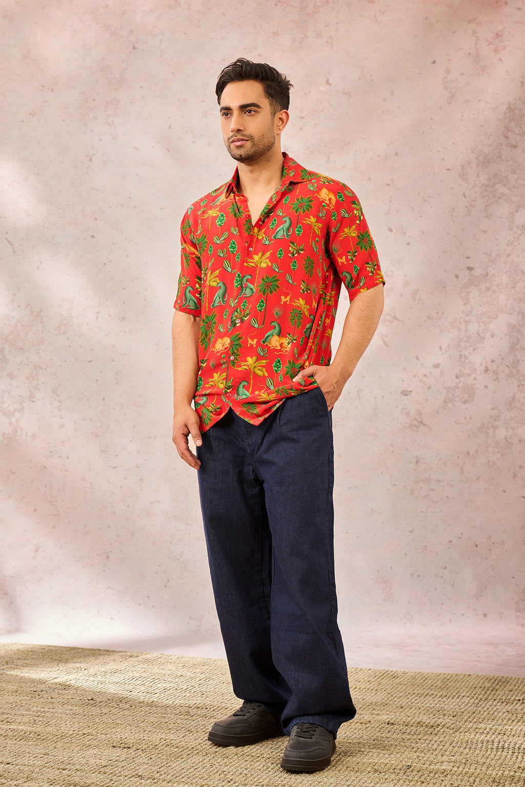 Red Tropical Rhapsody Shirt