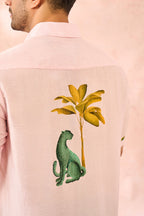Baby Pink Leopard Print Shirt