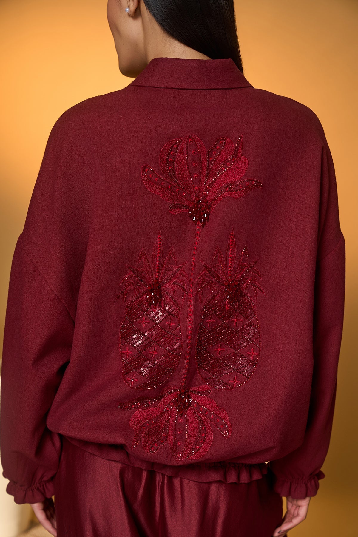 Maroon Pine-Code of Jungle Bakery Co-Ord Set