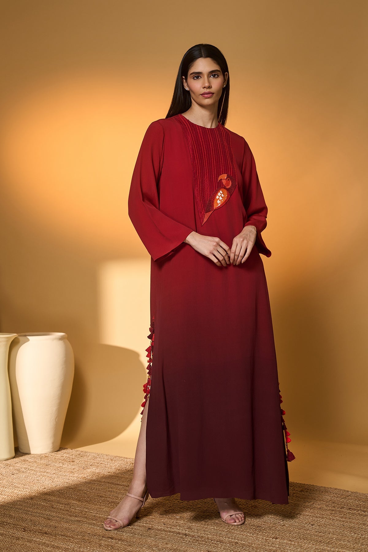 Scarletwing Flock Kaftan