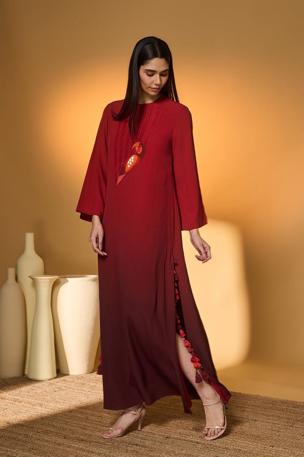 Scarletwing Flock Kaftan