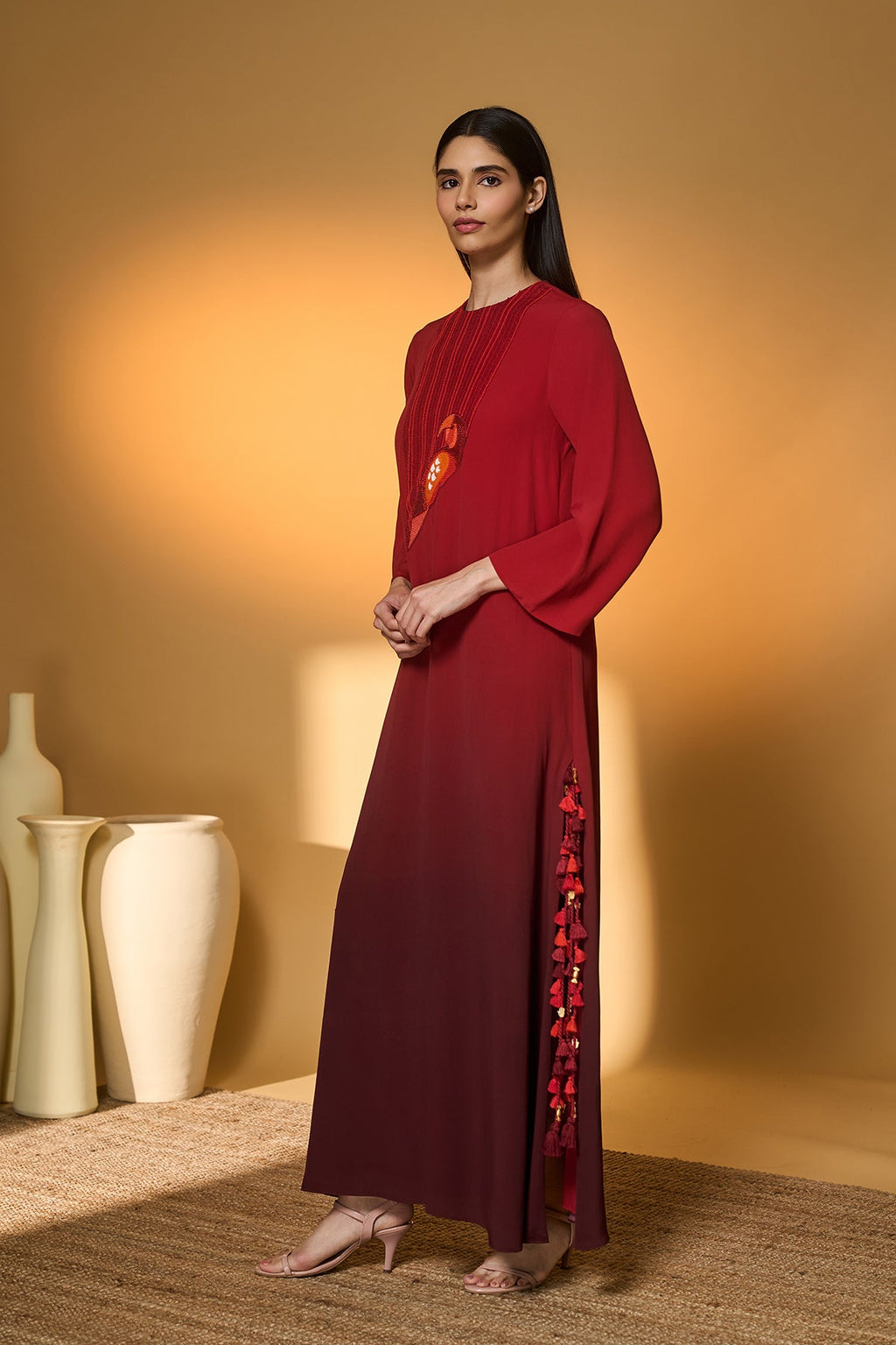 Scarletwing Flock Kaftan