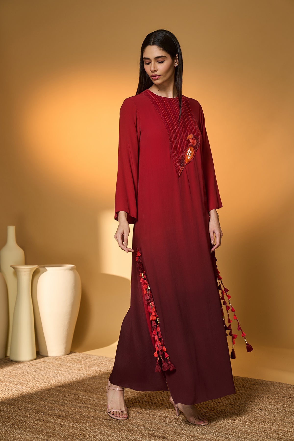 Scarletwing Flock Kaftan