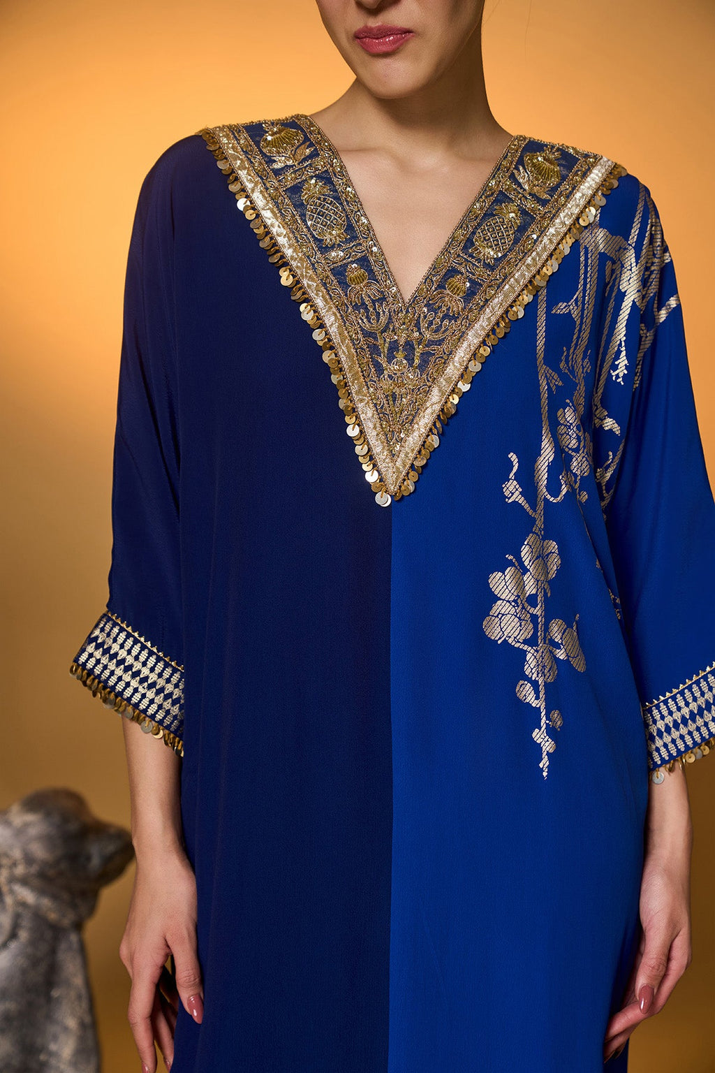 Blue Moonlight Melody Kaftan