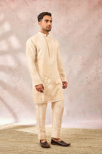 Ivory Spade Blossom Kurta Set