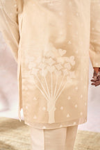 Ivory Spade Blossom Kurta Set