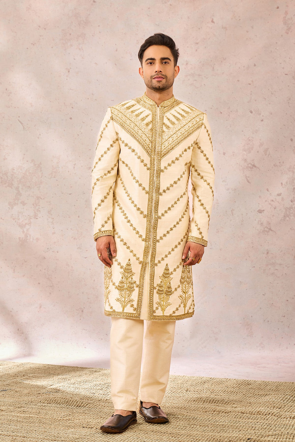 The Malai Burfi Sherwani Set