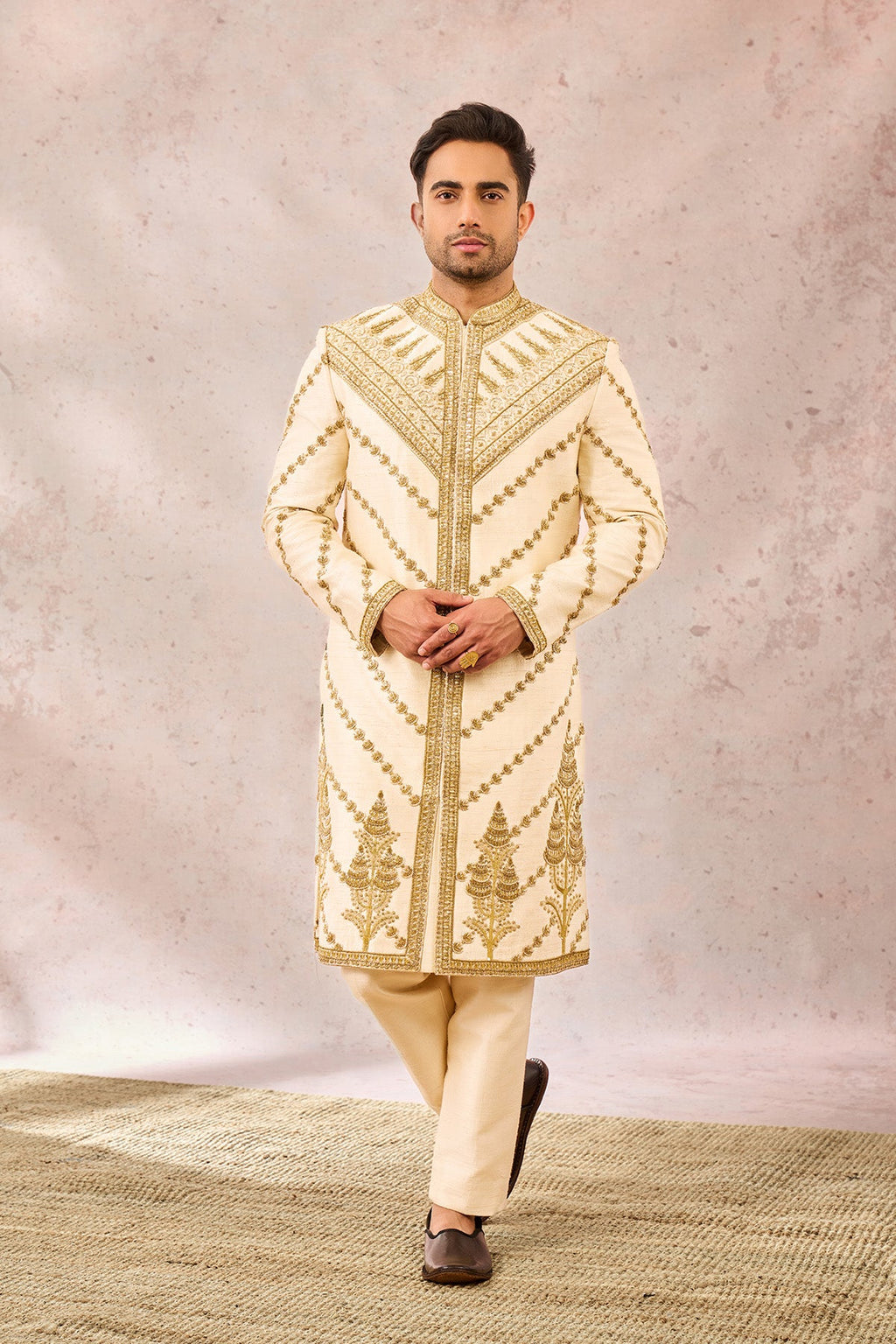 The Malai Burfi Sherwani Set