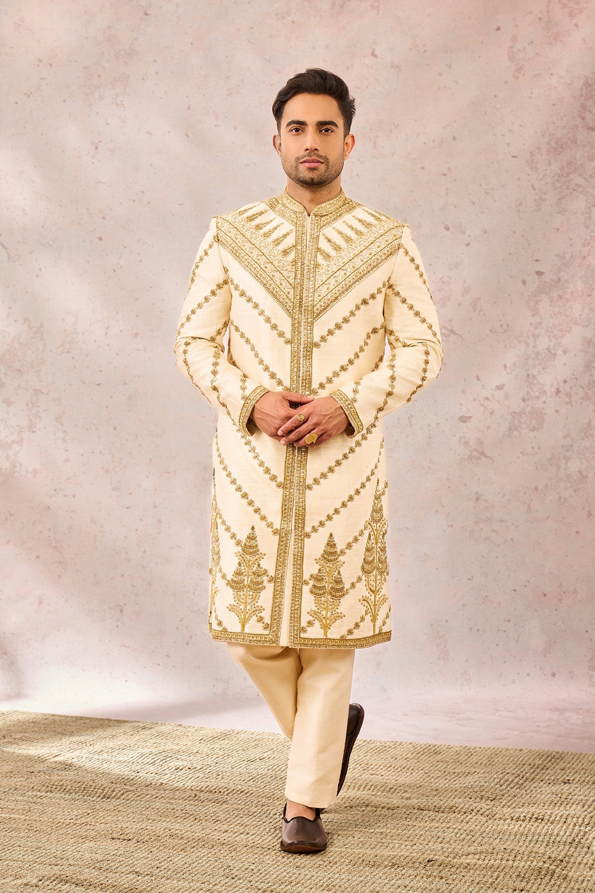 The Malai Burfi Sherwani Set