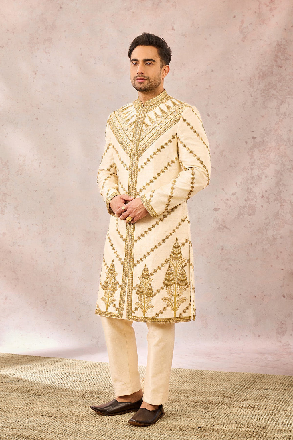 The Malai Burfi Sherwani Set
