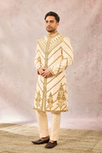 The Malai Burfi Sherwani Set