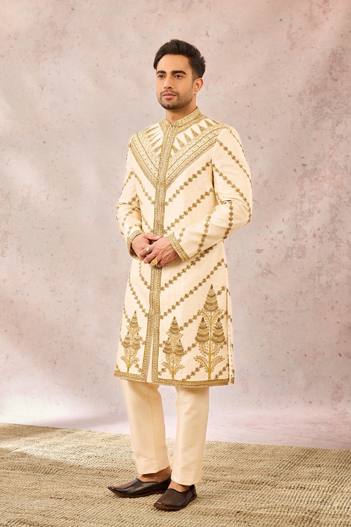 The Malai Burfi Sherwani Set