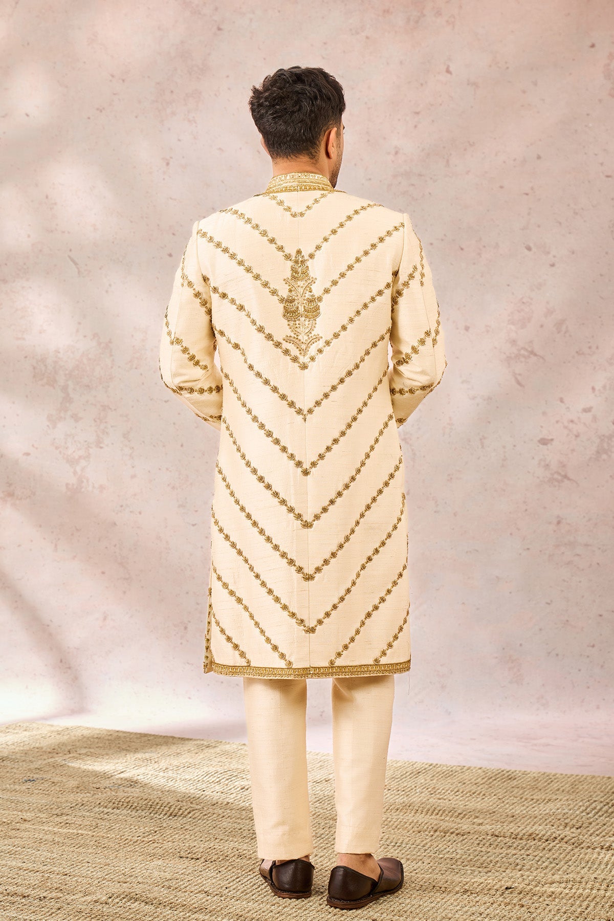 The Malai Burfi Sherwani Set