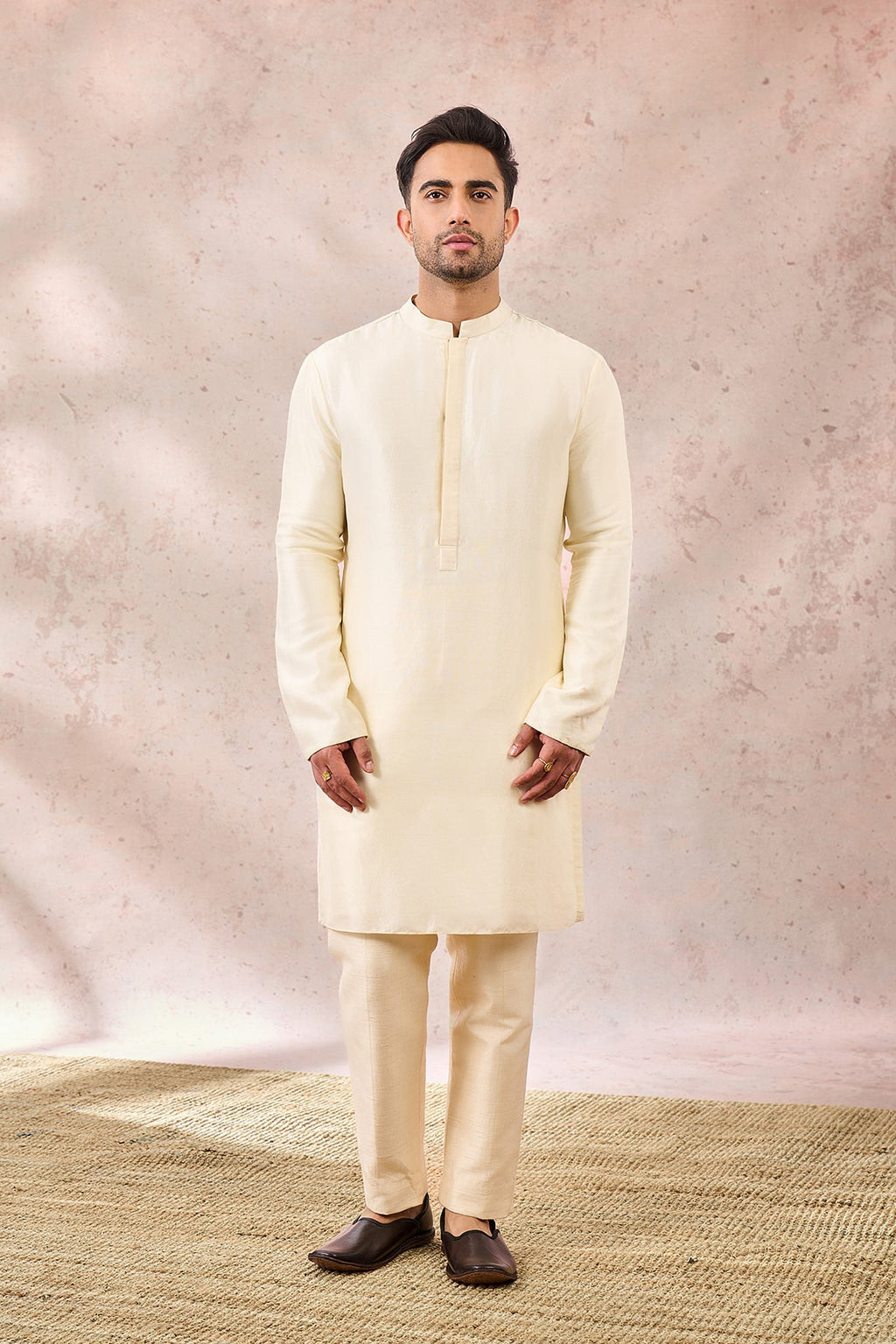 Ivory Bagh E Bahar Sherwani Set