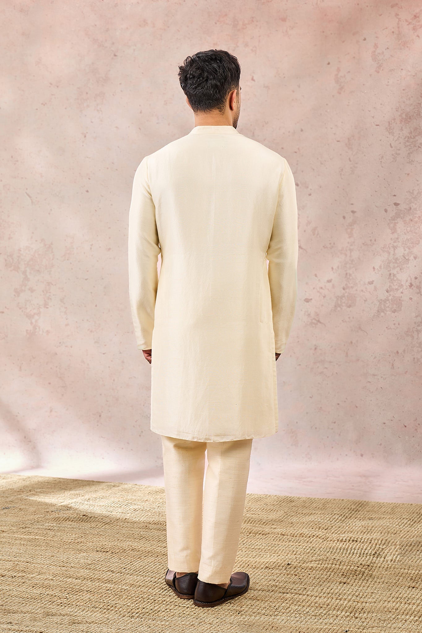 Ivory Bagh E Bahar Sherwani Set