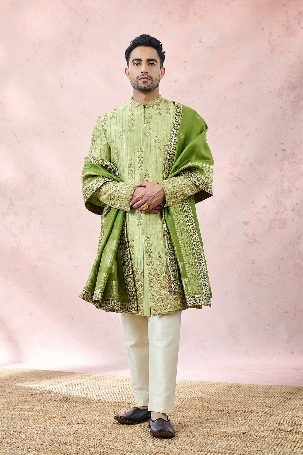 The Pista Barfi Sherwani Set