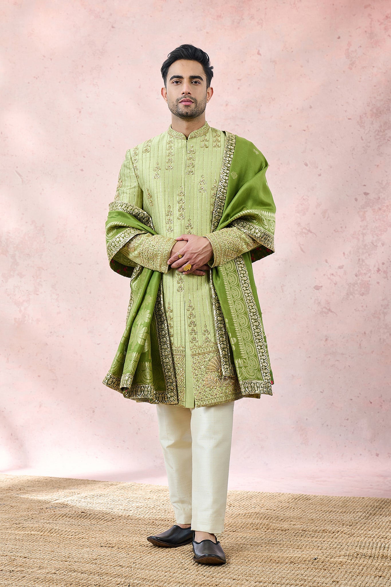 The Pista Barfi Sherwani Set