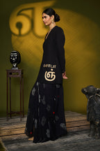 Black Palm Theory Saree