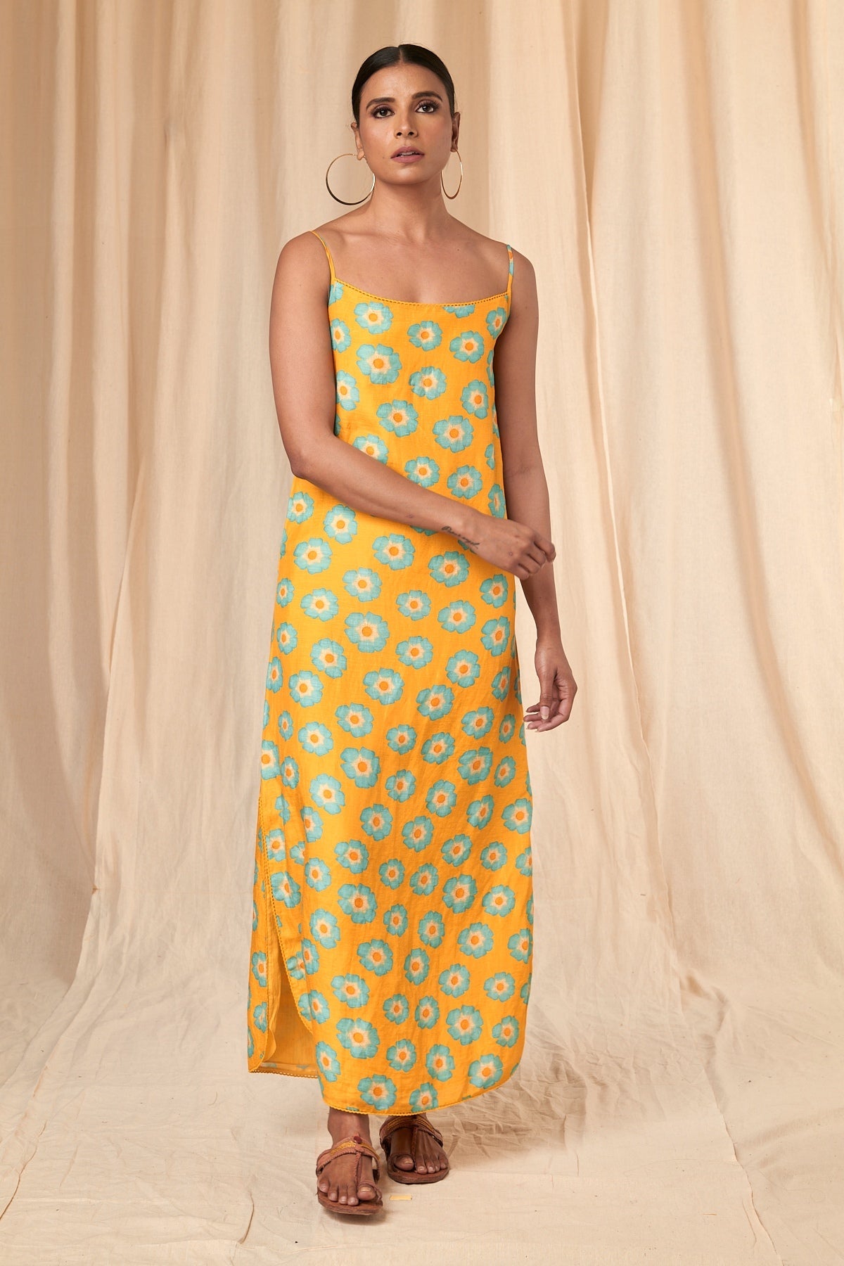 Yellow Crazy Daizy & Sunshine Slip Dress & Jacket