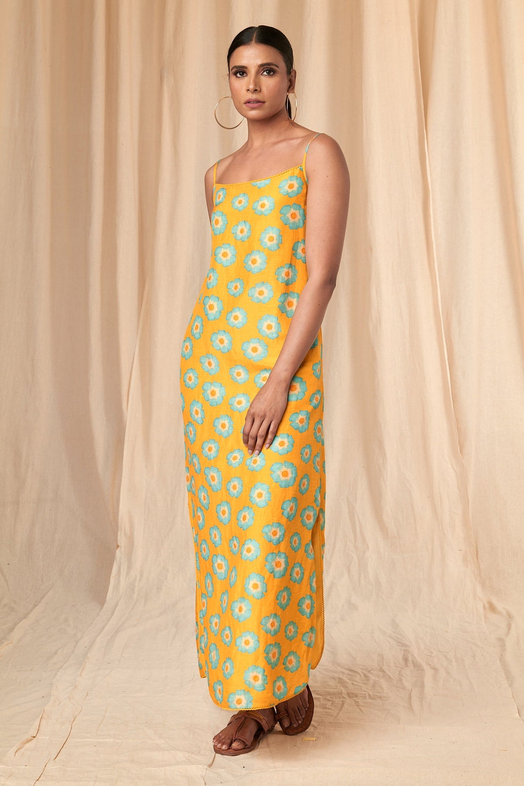 Yellow Crazy Daizy & Sunshine Slip Dress & Jacket