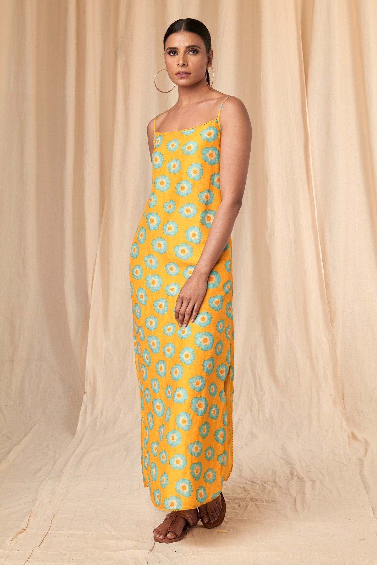 Yellow Crazy Daizy & Sunshine Slip Dress & Jacket