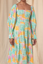 Aquamarine Bloomerang Maxi Dress