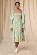 Aquamarine Bloomerang Maxi Dress