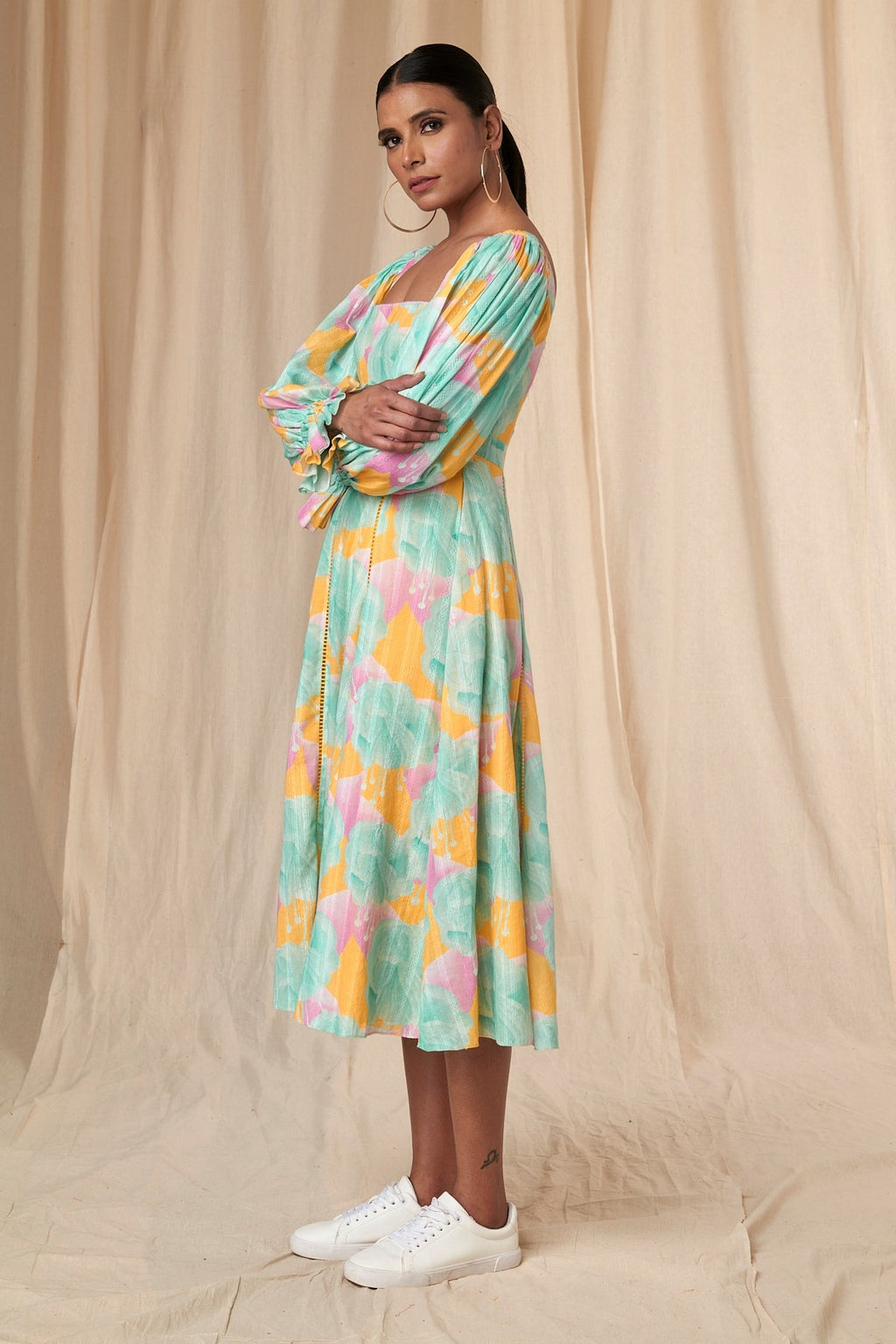Aquamarine Bloomerang Maxi Dress