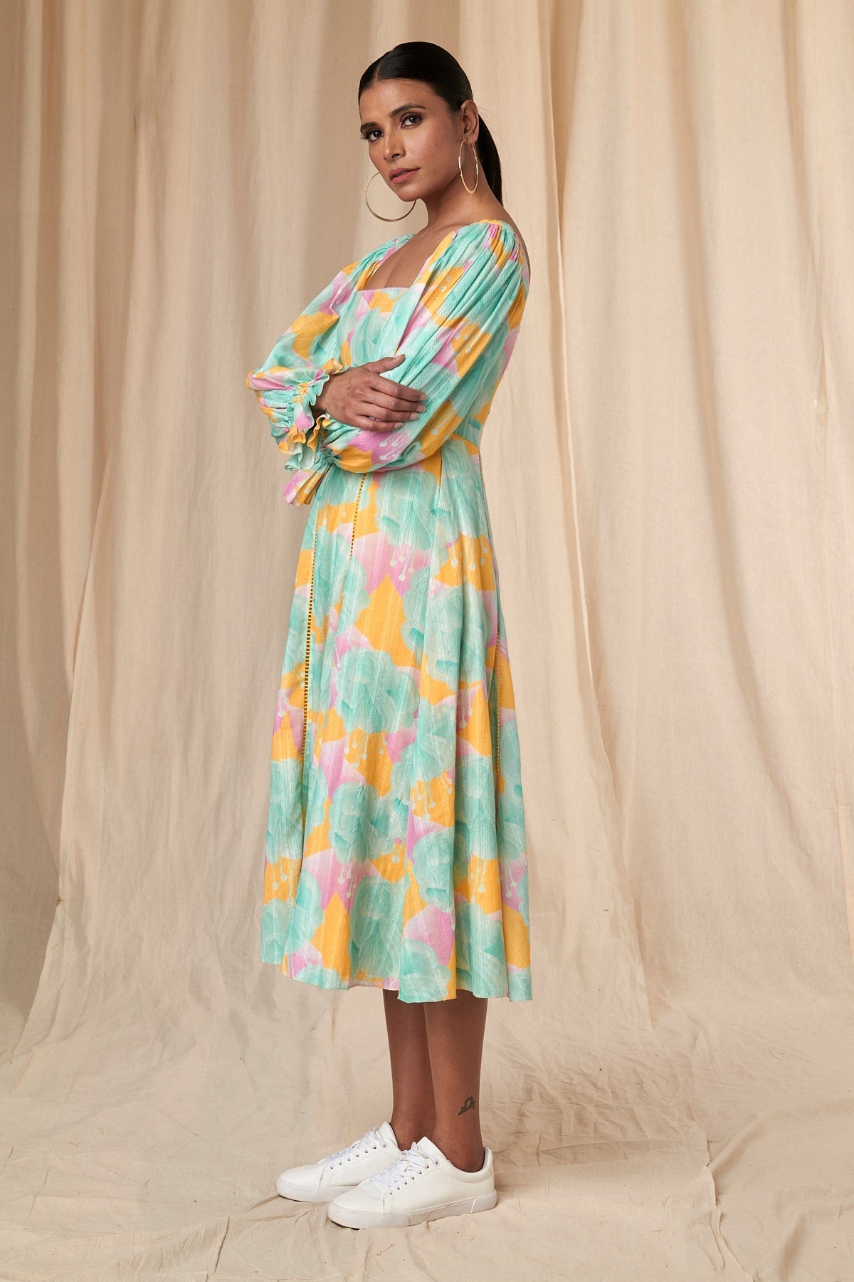 Aquamarine Bloomerang Maxi Dress