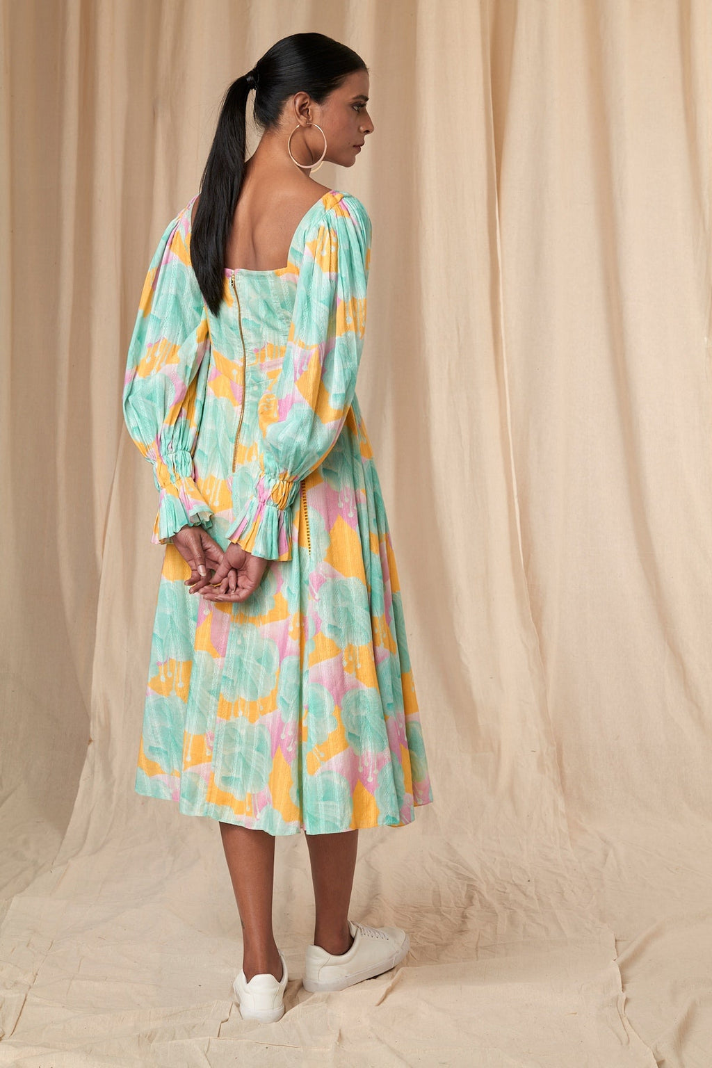 Aquamarine Bloomerang Maxi Dress