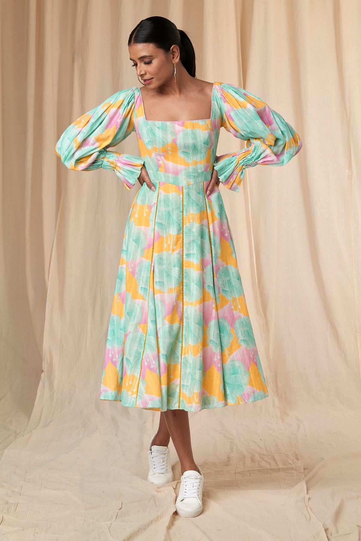 Aquamarine Bloomerang Maxi Dress