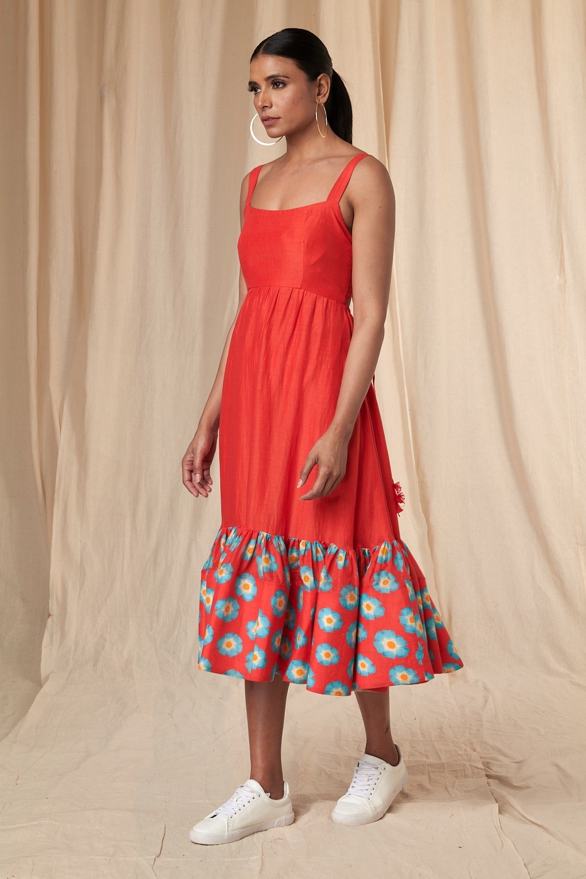 Red Crazy Daizy Skater Dress
