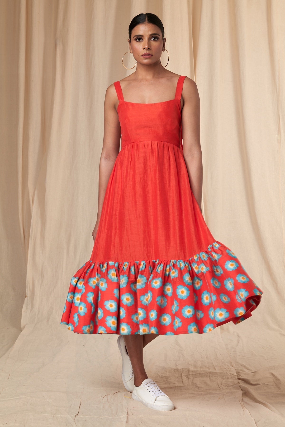 Red Crazy Daizy Skater Dress