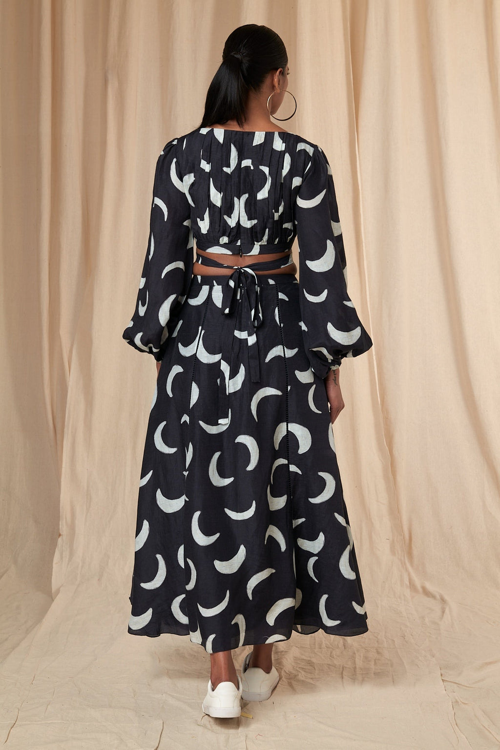Black Mooncrest Cut Out Dress