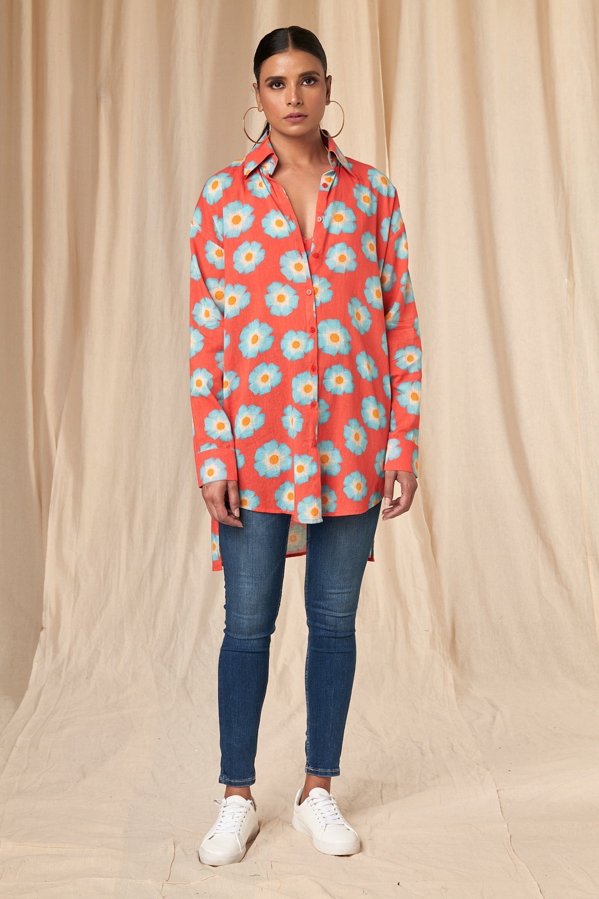 Red Crazy Daizy Shirt