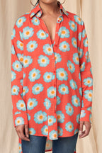 Red Crazy Daizy Shirt