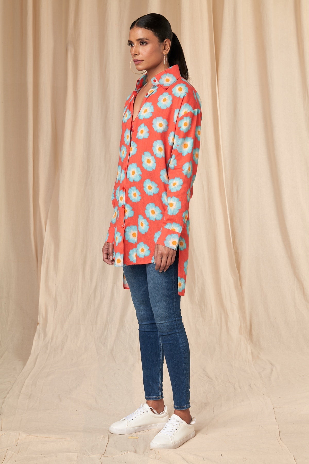 Red Crazy Daizy Shirt