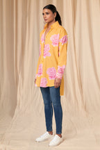 Sunshine Yellow Rosy Shirt