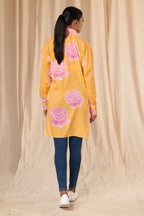 Sunshine Yellow Rosy Shirt