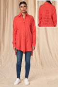 Red Slogan Shirt