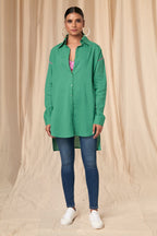 Green Slogan Shirt